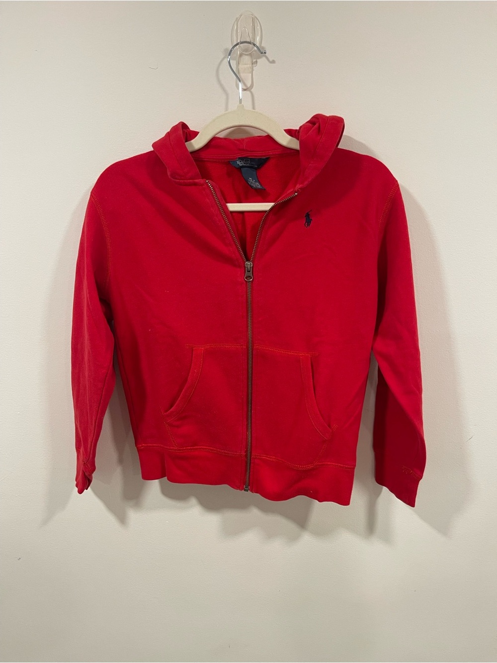 Polo by Ralph Lauren Red Zip Hoodie for Kids